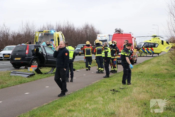 Persoon overleden bij ernstig ongeval