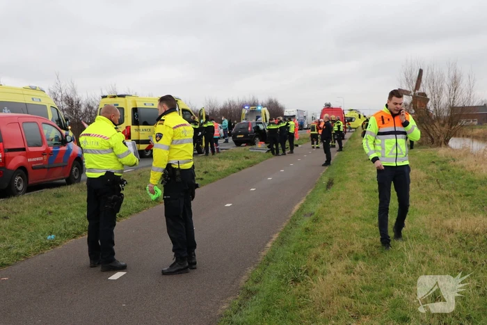 Persoon overleden bij ernstig ongeval