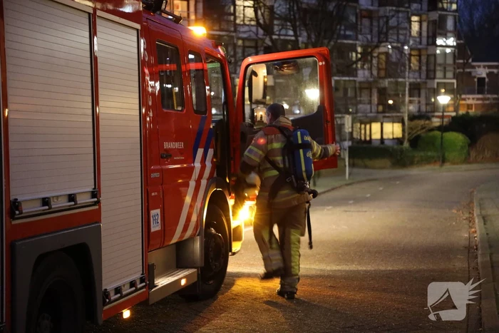 Brand in woning Otto Scheltusflat