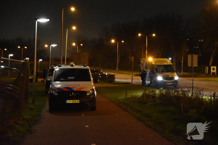 Bromfietser gewond bij eenzijding ongeval
