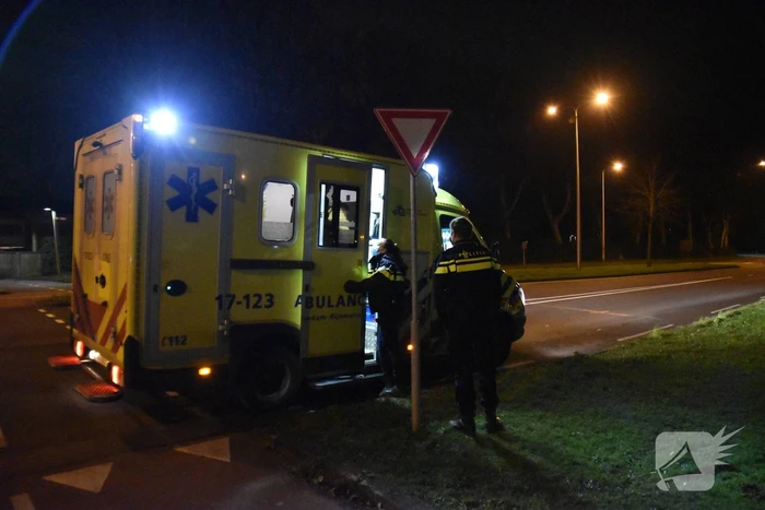 Bromfietser gewond bij eenzijding ongeval