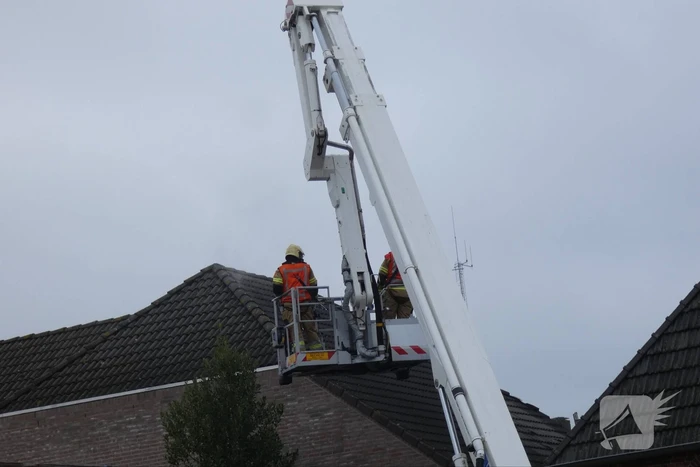 Veel rook bij brand in winkel