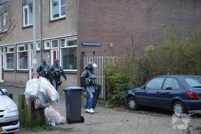 Inval in woning door arrestatieteam