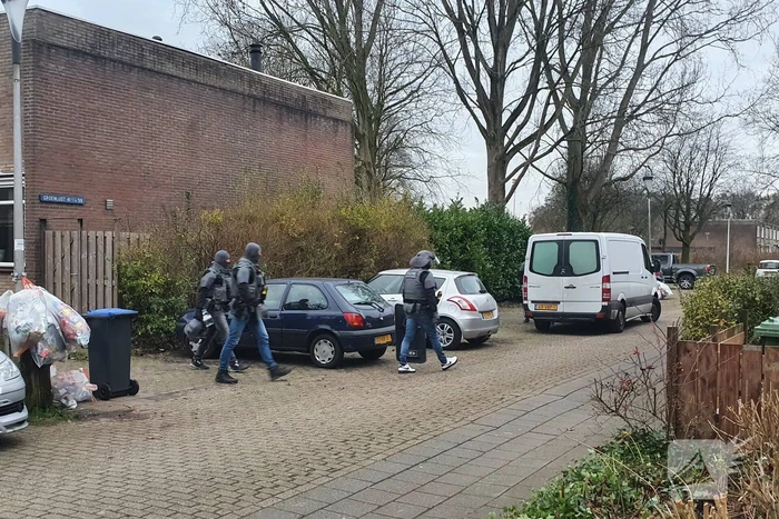 Inval in woning door arrestatieteam