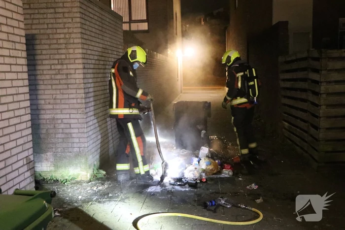 Container in brand gevlogen