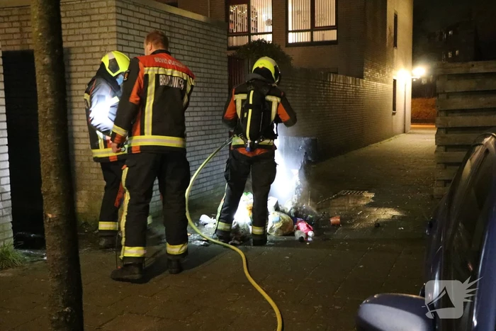 Container in brand gevlogen
