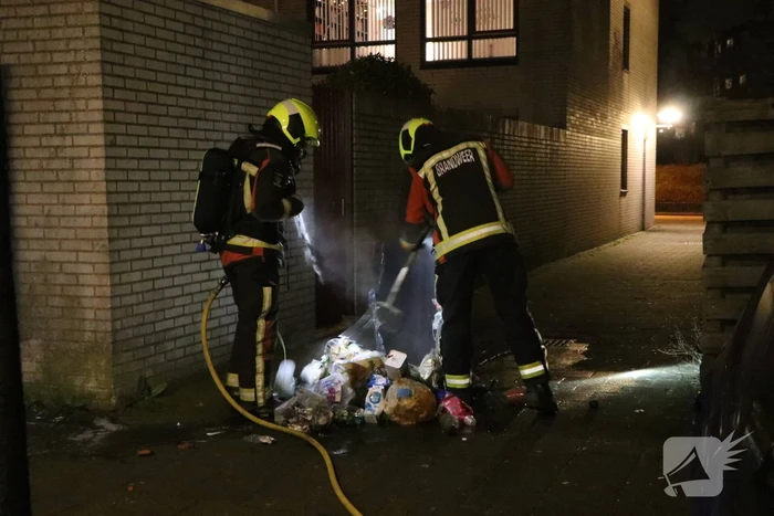 Container in brand gevlogen