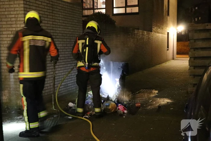 Container in brand gevlogen