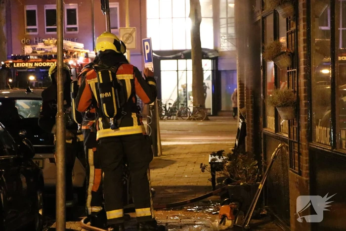 Veel rook bij brand in horecapand