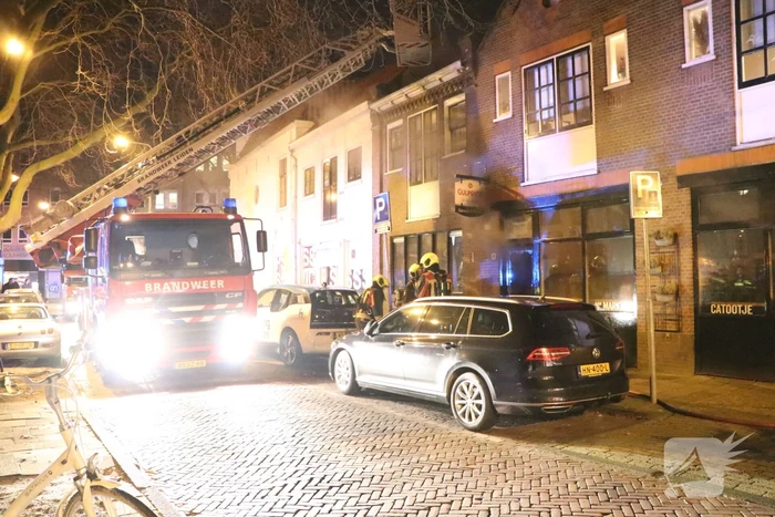 Veel rook bij brand in horecapand