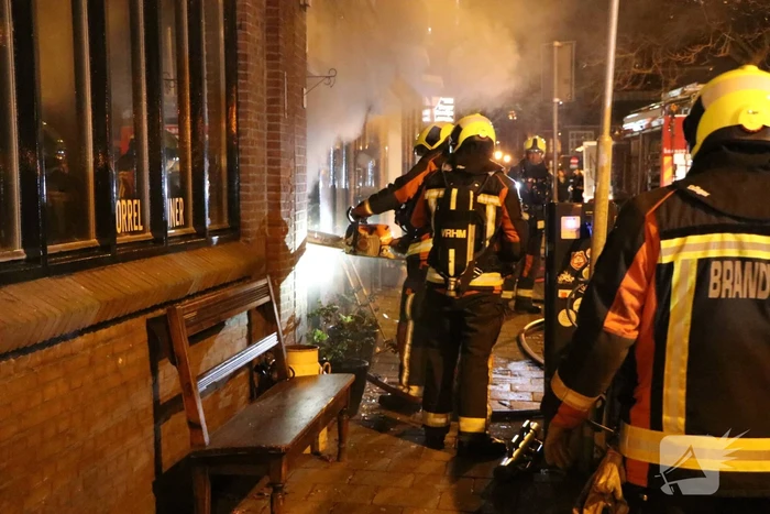 Veel rook bij brand in horecapand