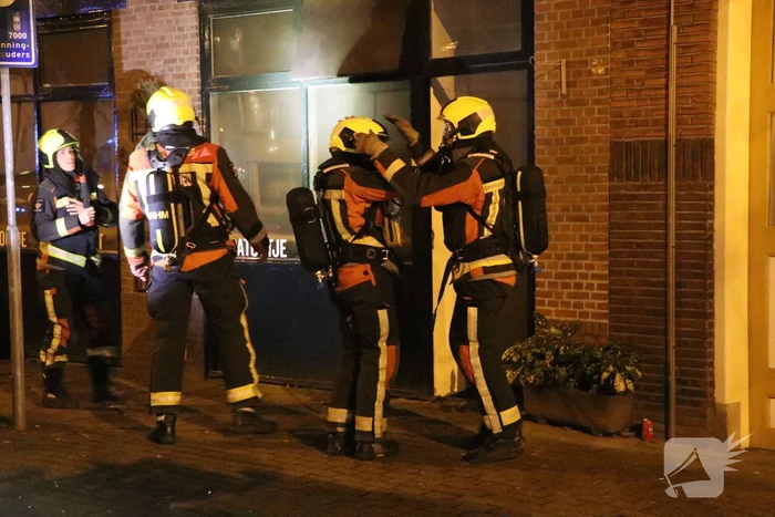 Veel rook bij brand in horecapand