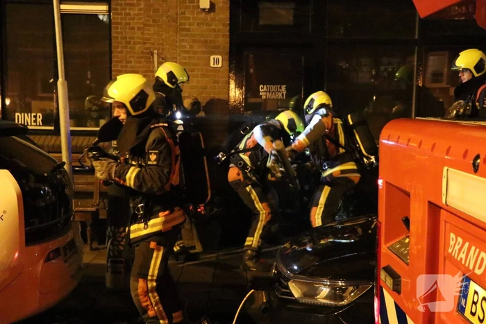 Veel rook bij brand in horecapand
