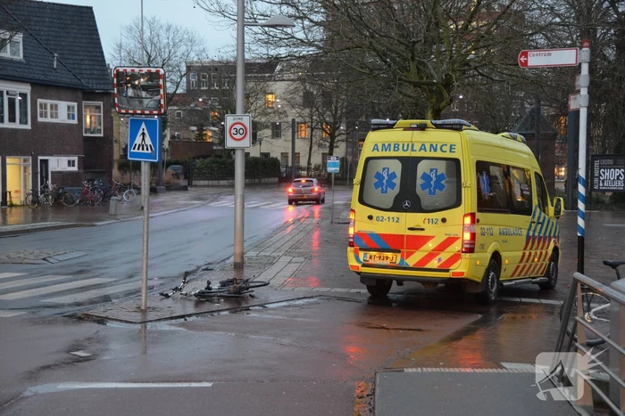 Fietser gaat onderuit en raakt gewond