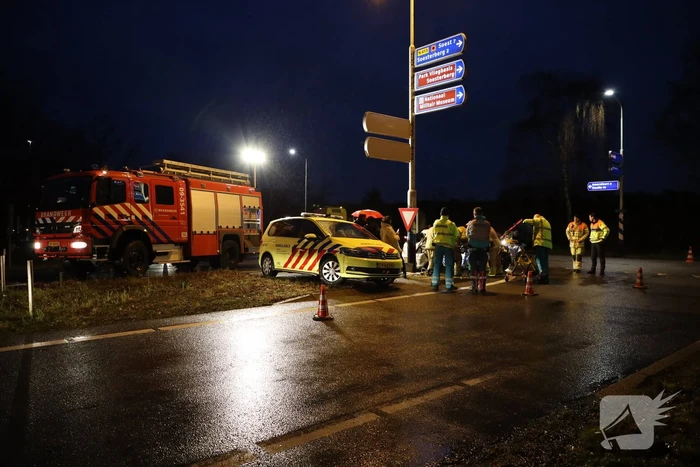 Persoon gewond bij botsing op kruising