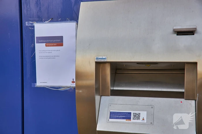 Sealbagautomaat Rabobank gesloten