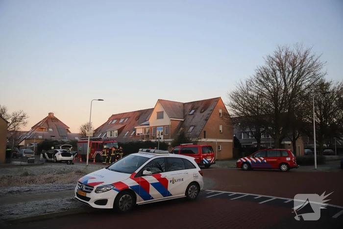 Rookontwikkeling bij auto van het merk Tesla