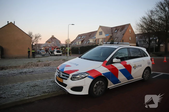 Rookontwikkeling bij auto van het merk Tesla