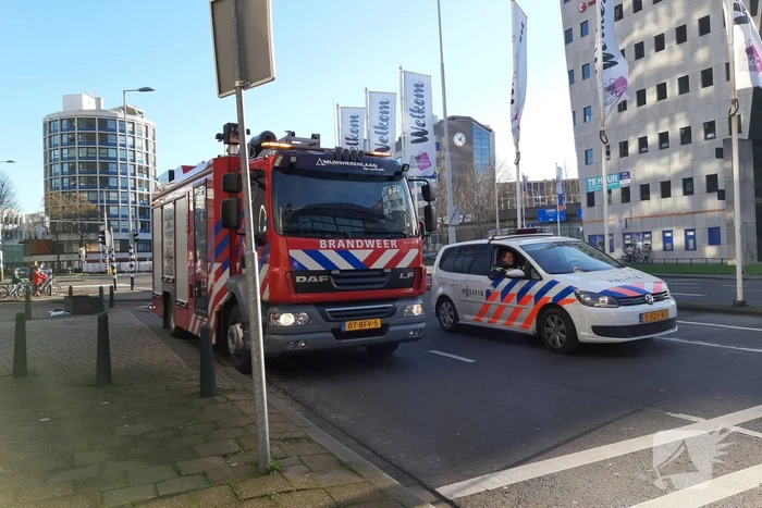 Bewoner boort in gasleiding