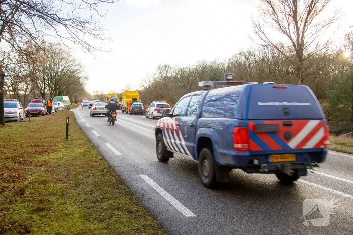 Meerdere voertuigen betrokken bij kop-staartbotsing