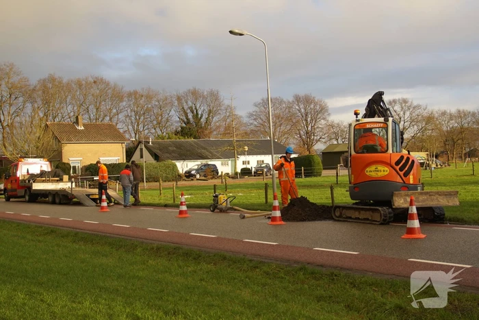 Huishoudens zonder water door lekkage