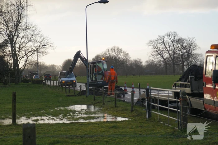 Huishoudens zonder water door lekkage