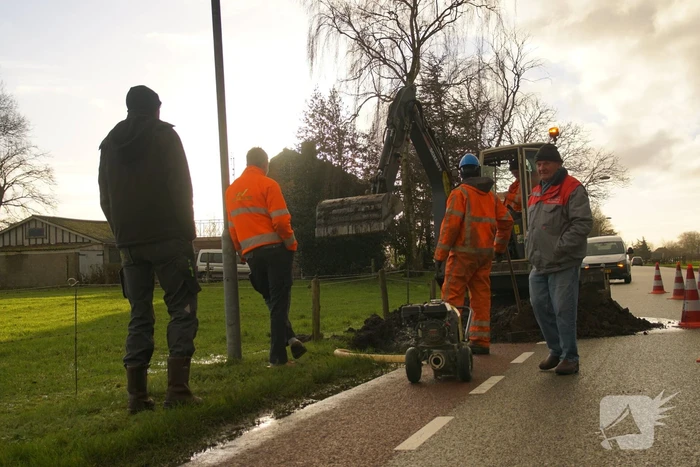 Huishoudens zonder water door lekkage