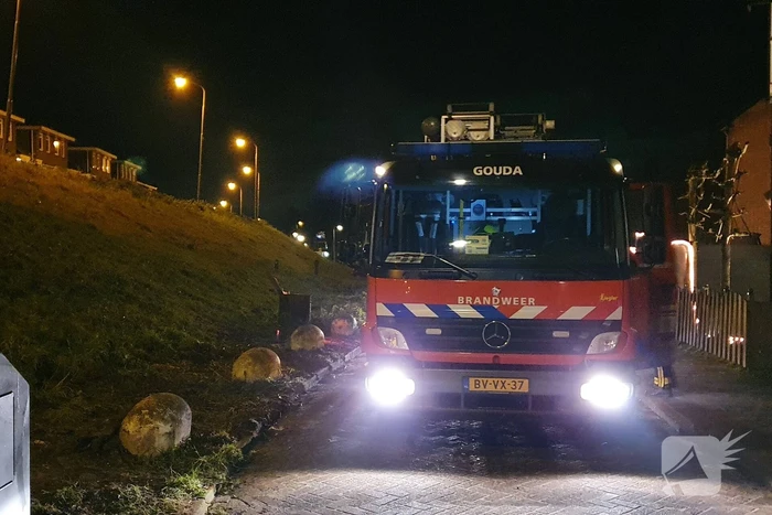 Brandweer blust vuurton