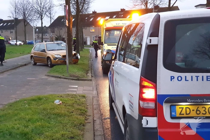 Bestuurder raakt macht over het stuur kwijt en ramt boom