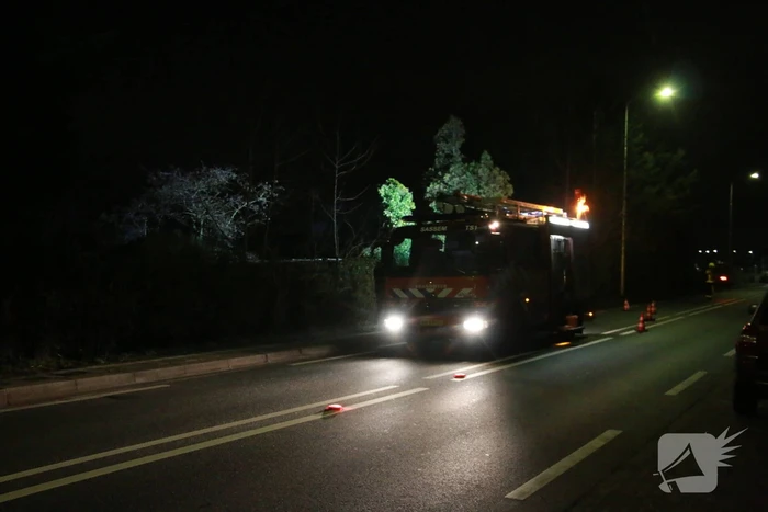 Veel rook bij brand in tuin