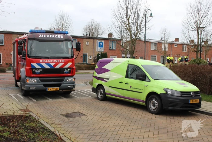 Brandweer schiet te hulp bij gaslek in woning