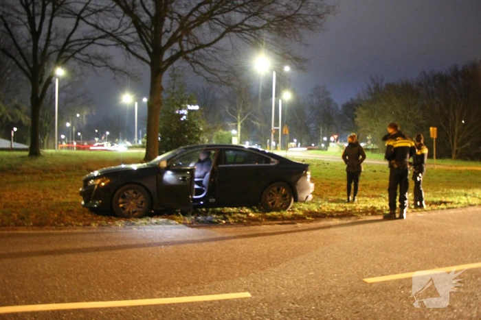 Schade na kop-staart aanrijding