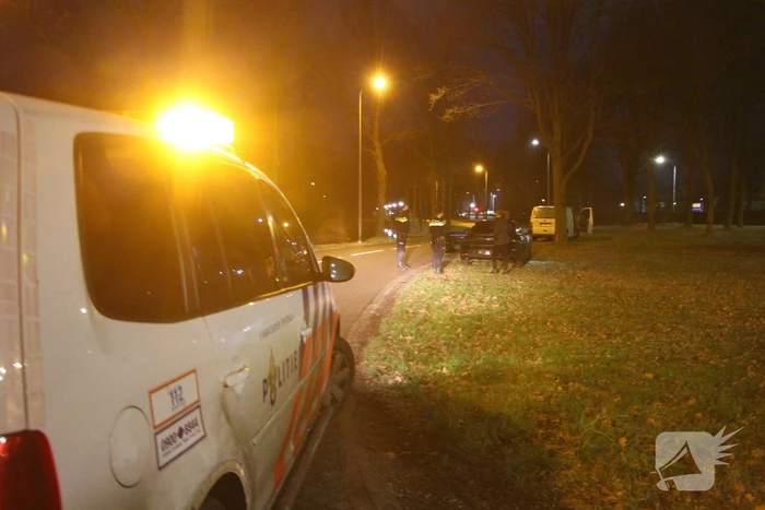 Schade na kop-staart aanrijding