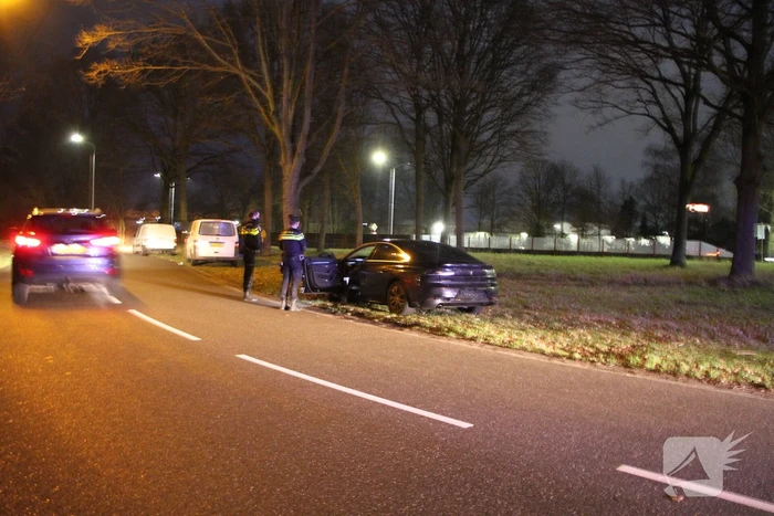Schade na kop-staart aanrijding