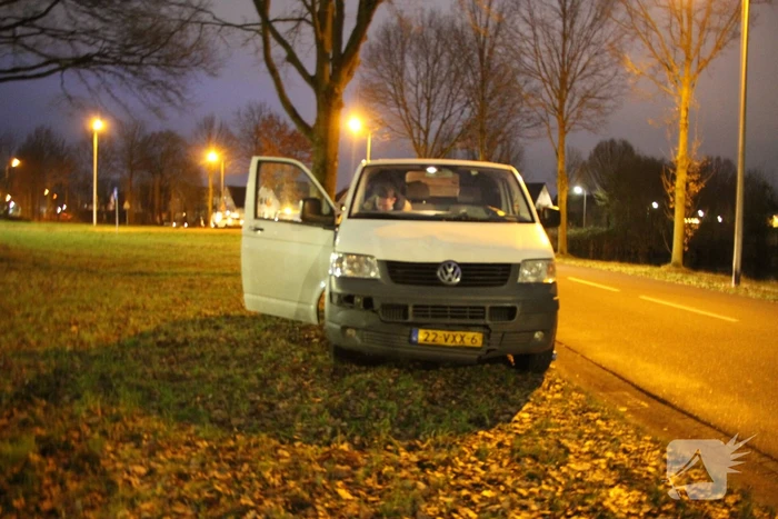 Schade na kop-staart aanrijding