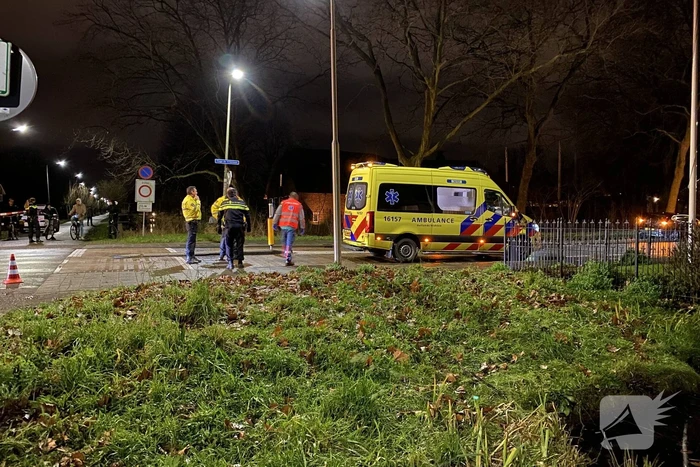 Fietser gewond bij botsing met auto