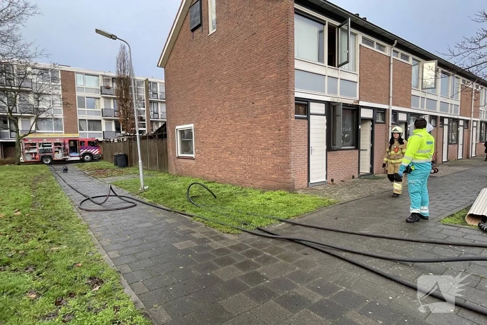 Veel schade bij woningbrand