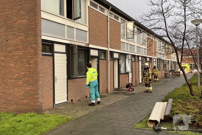 Veel schade bij woningbrand