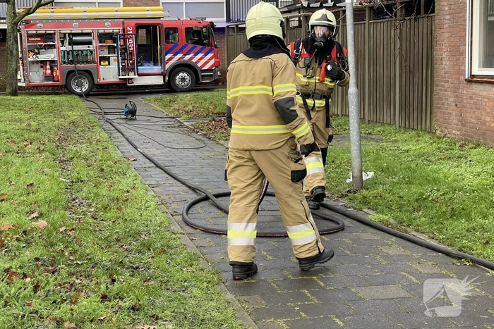 Veel schade bij woningbrand
