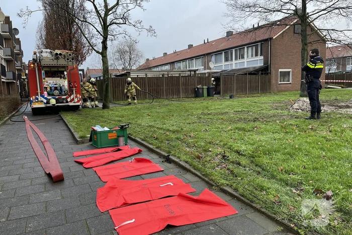 Veel schade bij woningbrand