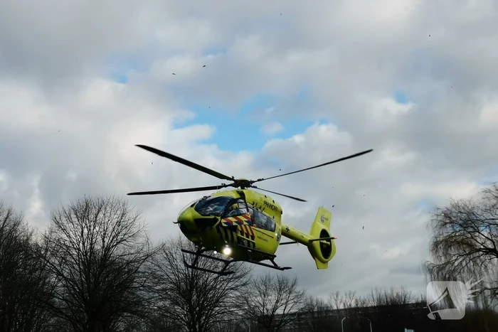 Coronapatiënt overgebracht per traumahelikopter