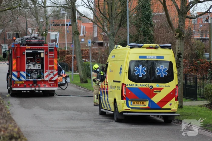 Brand na kortsluiting in keuken