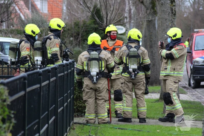 Brand na kortsluiting in keuken