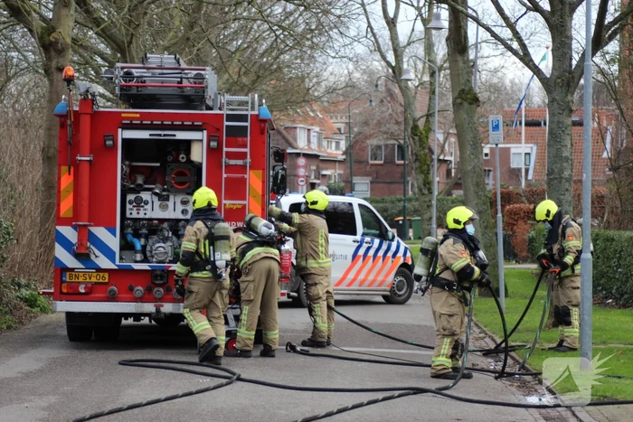 Brand na kortsluiting in keuken