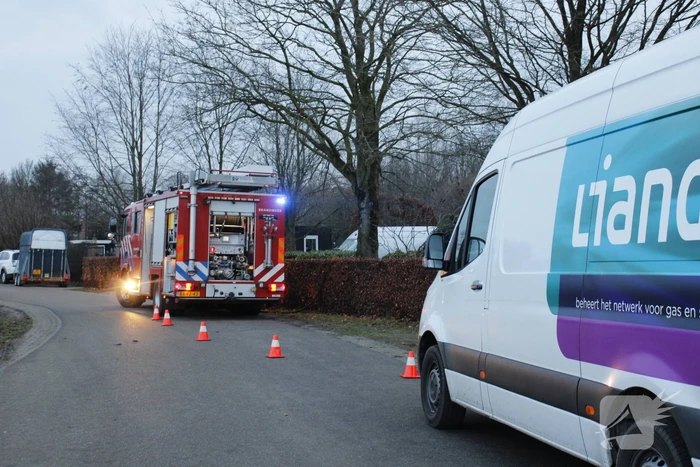 Onderzoek naar vreemde lucht in schuur