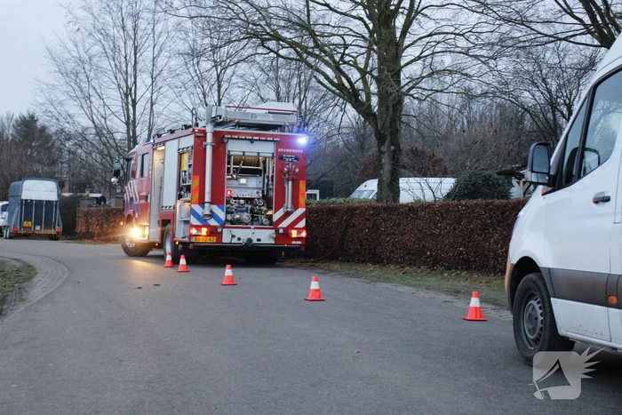 Onderzoek naar vreemde lucht in schuur