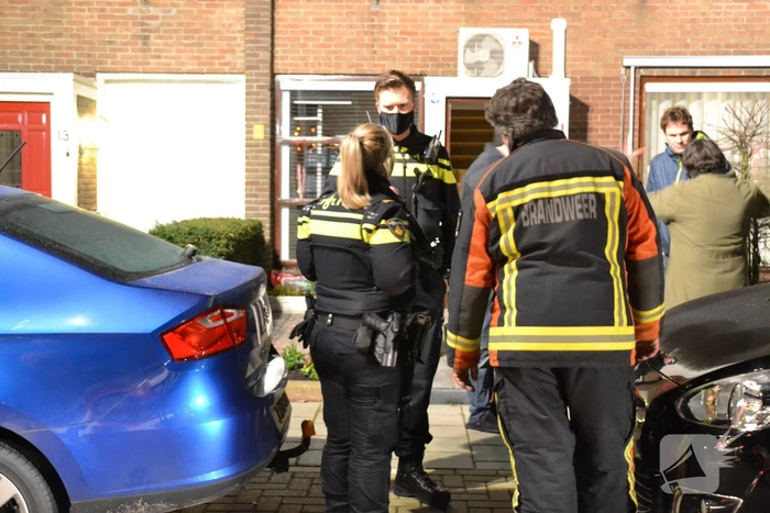 Schoorsteen geveegd na brand