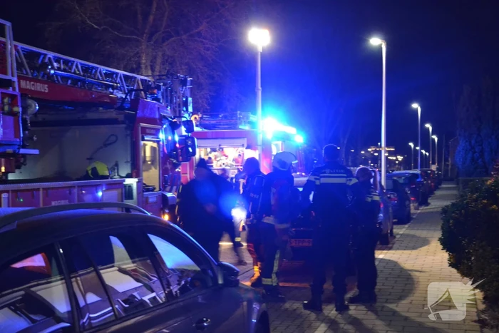 Schoorsteen geveegd na brand