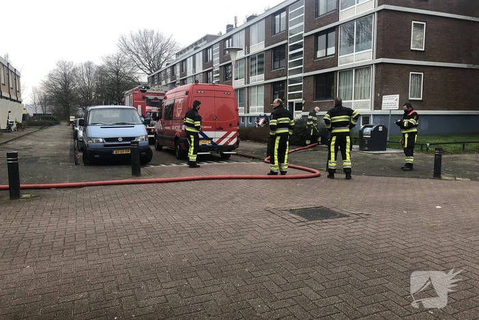 Brand in ondergrondse container
