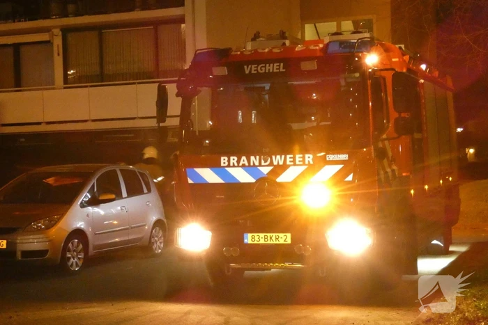 Brand op balkon snel gedoofd